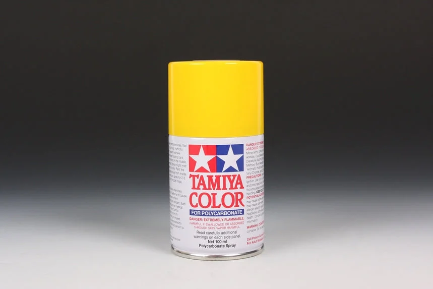 Tamiya PS-6 Yellow Polycarbonate Spray Paint