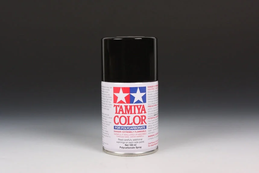 Tamiya PS-5 Black Polycarbonate Spray Paint