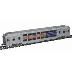 N Atlas Master Multi-Level Trailer NJ Transit [DHS Naloxone Wrap] #7504