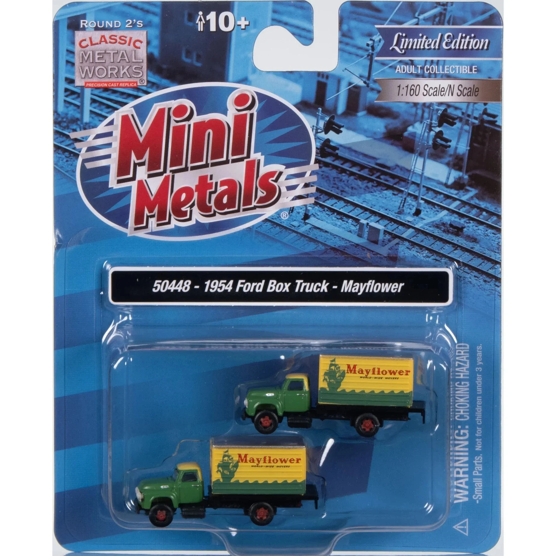 Classic Metal Works 1954 Ford Box Truck 2-Pack Mayflower 1:160 N Scale