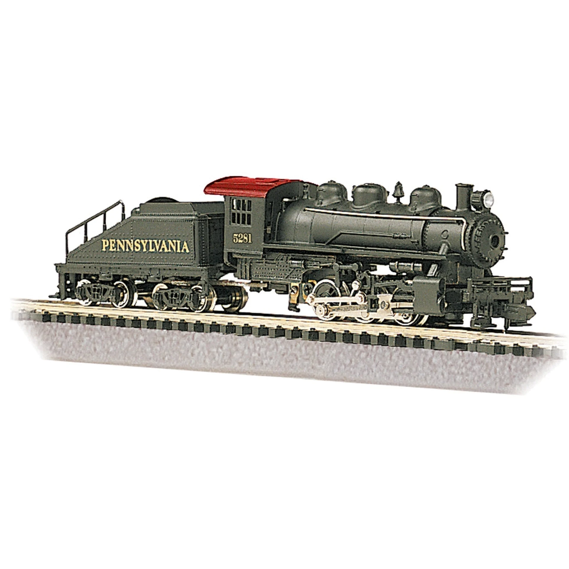 Bachmann N Scale 0-6-0 Steam Loco w/Tender PRR - BAC50553
