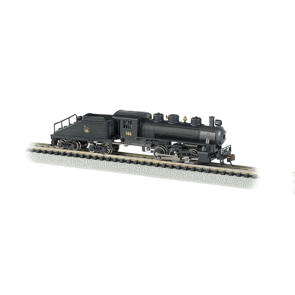 Bachmann N Scale 0-6-0 Steam Loco w/Tender CNJ #106 - BAC50565