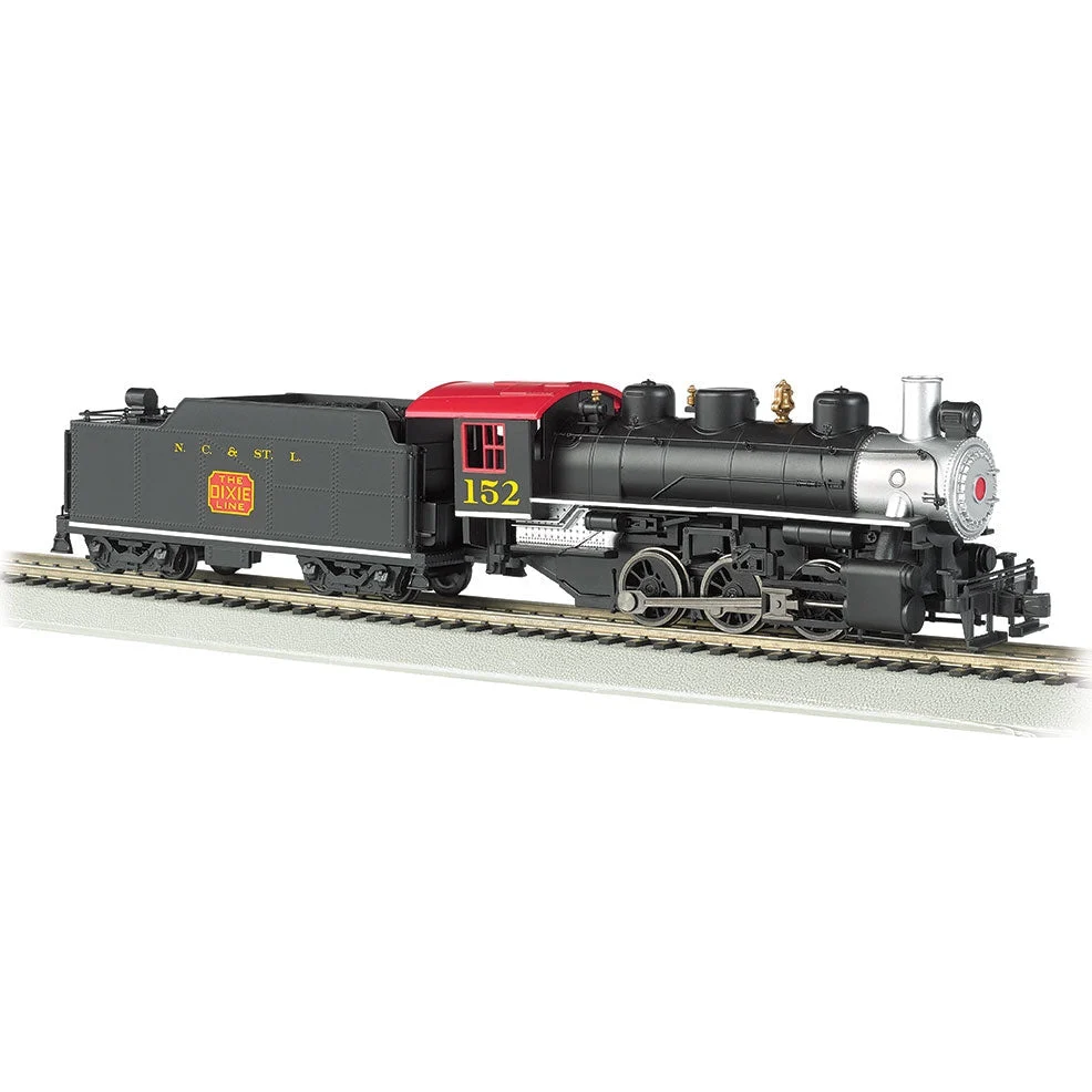 Bachmann HO Scale 0-6-0 Steam Loco w/Tender NC&StL #152 w/Smoke - BAC50616