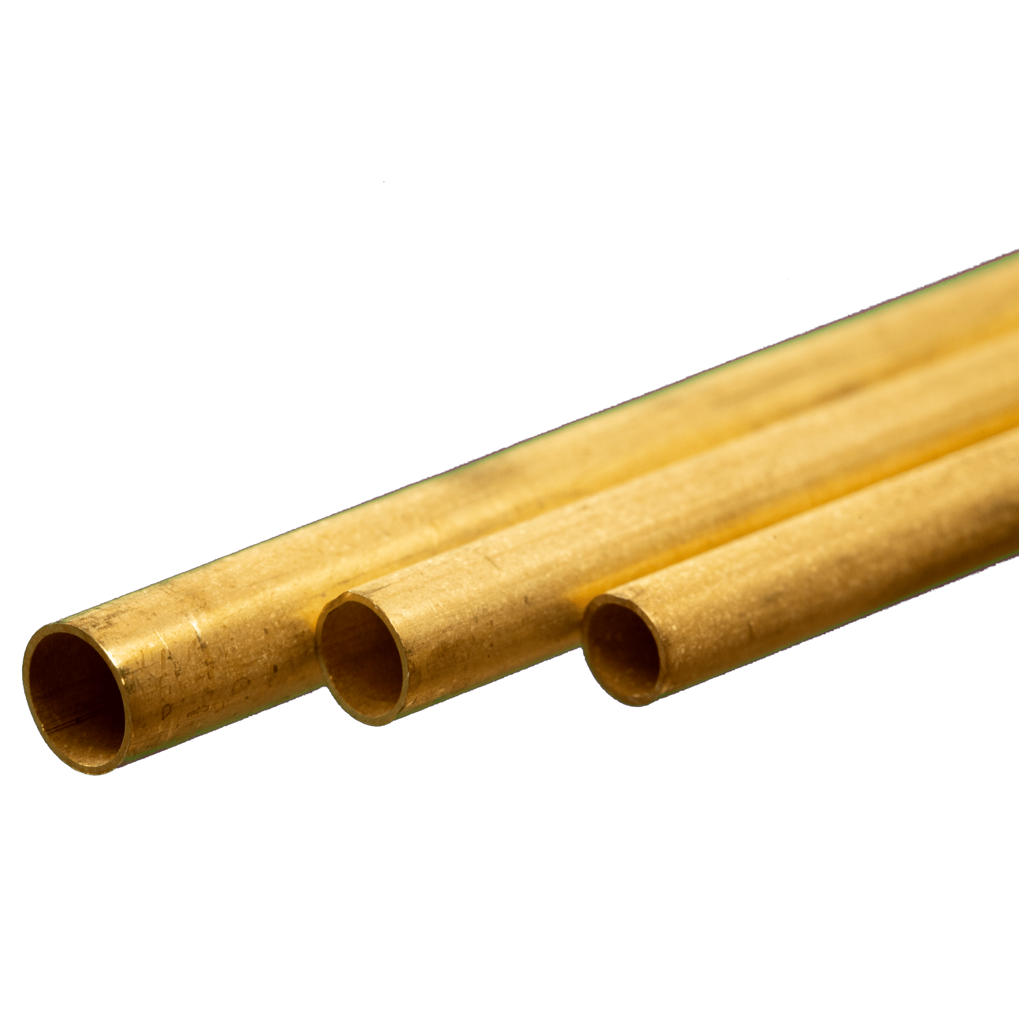 Bendable Brass Tube: (3/16", 7/32", 1/4") x 12" Long (1 Piece Each) - K&S