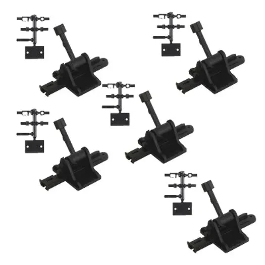 Caboose Industries HO & N Scale Selectable Ground Throw Sprung W/.165" Travel - 5pk - 5218S