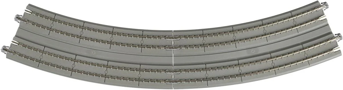 N Kato Unitrack N 414mm/381mm Radius 22.5º (16 3/8" - 15") CS Double Track Easement Curve Track Right and Left 20188