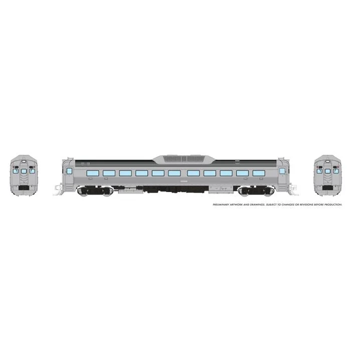 Rapido N Budd RDC-1 Phase 2 DC/Silent Painted Unlettered - 516095