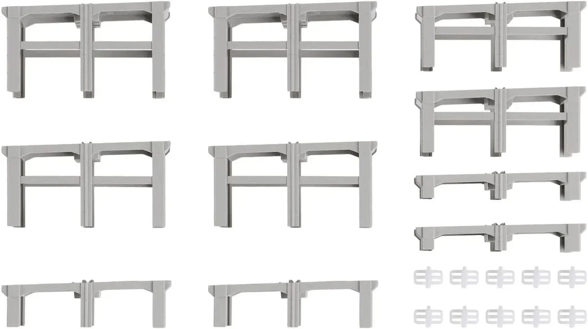 N Kato Double Track Viaduct Incline Auxilliary Pier Set 23049