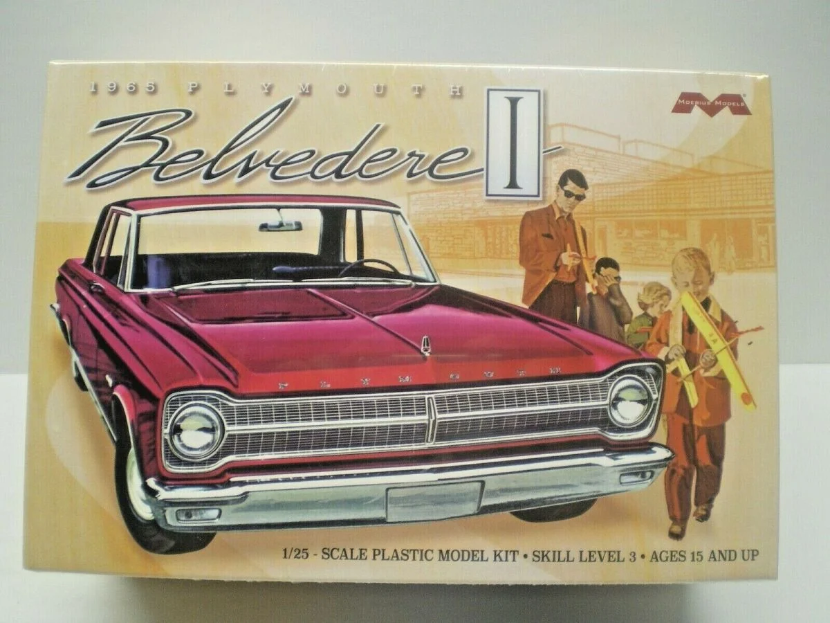 Moebius Models 1/25 1965 Plymouth Belvedere - MOE1218