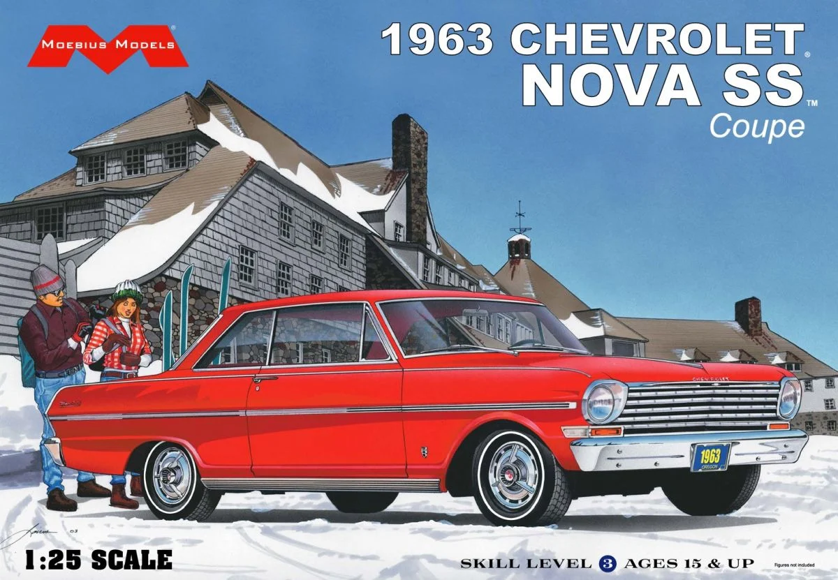 Moebius Models 1963 Chevrolet Nova SS Coupe 1/25 - MOE2319