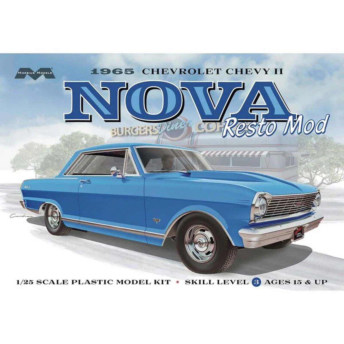 Moebius Models 1965 Chevy II Nova Resto Mod