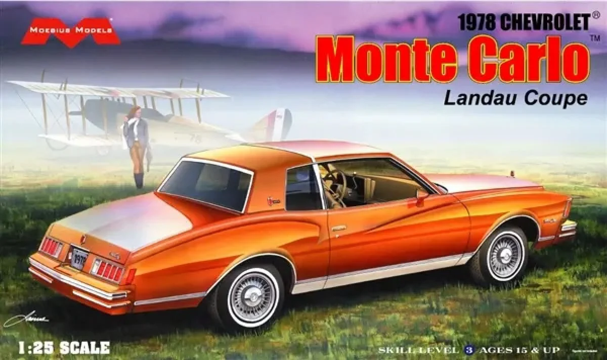 Moebius Models 1978 Chevrolet Monte Carlo Landau Coupe 1/25 - MOE2330
