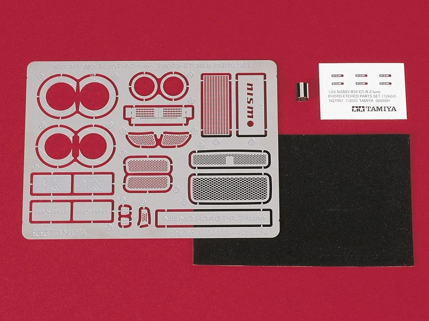 Tamiya 1/24 Nismo R34 Photo Etched Parts - 12604