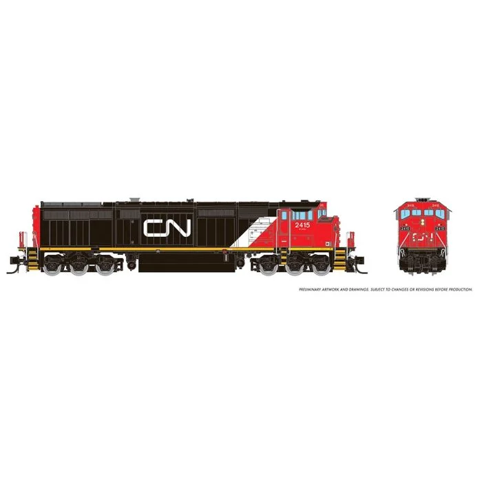Rapido N CN Dash 8-40CM Large Noodle Scheme DC/DCC/Sound #2415