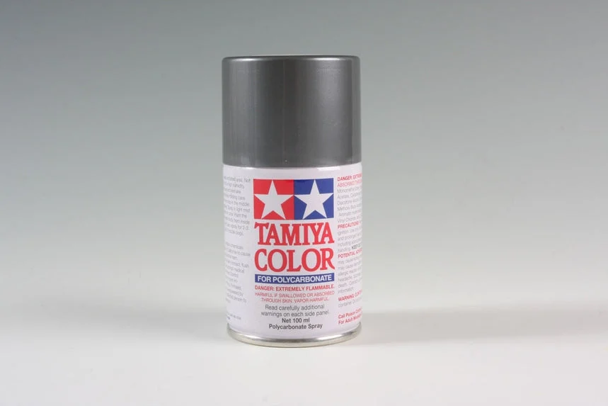 Tamiya PS-63 Bright Gun Metal Polycarbonate Spray Paint