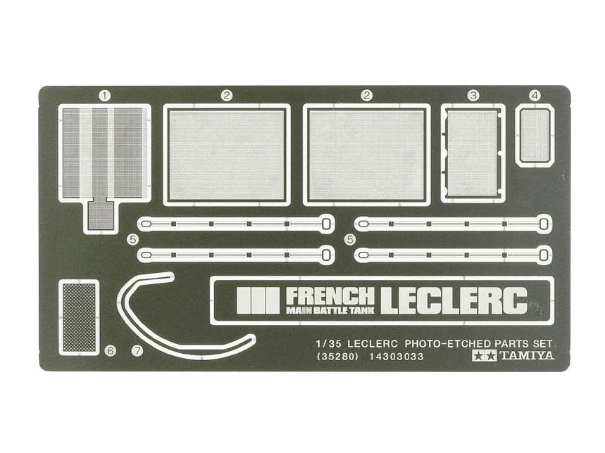 Tamiya 1/35 Leclerc Photo-Etched Parts Set - 35280