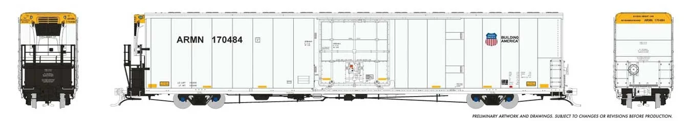 Rapido HO Scale Union Pacific Greenbrier 7780 cuft Reefer UP #170155 - RAP167004-4