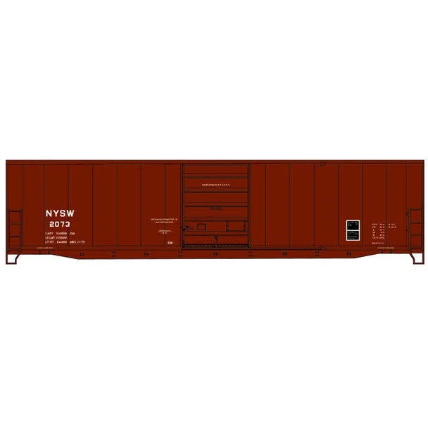 Accurail 5555 HO New York Susquehanna & Western 5550 Series 50' Superior Boxcar