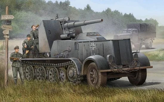 1/35 Trumpeter German 8.8cm Flak 18 Selbstfahrlafette - 1585