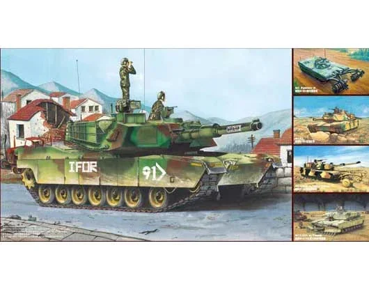 1/35 Trumpeter M1A1/A2 Abrams 5in 1 - 1535
