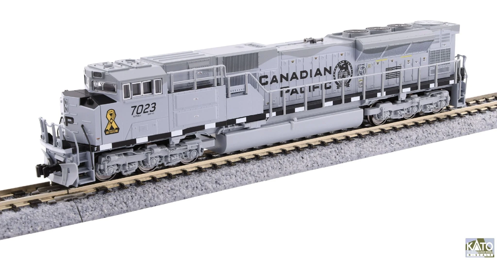 Kato N Scale Canadian Pacific 7023 SD70ACu 176-8544
