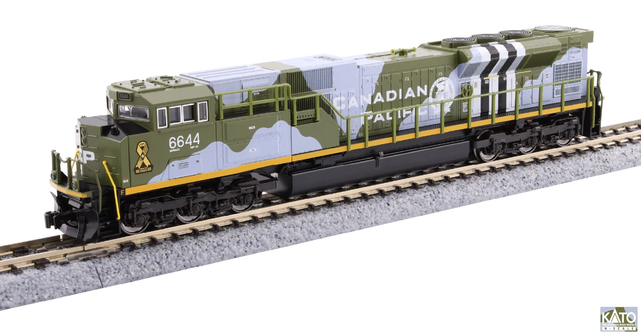 Kato N Scale Canadian Pacific 6644 SD70ACu 176-8540