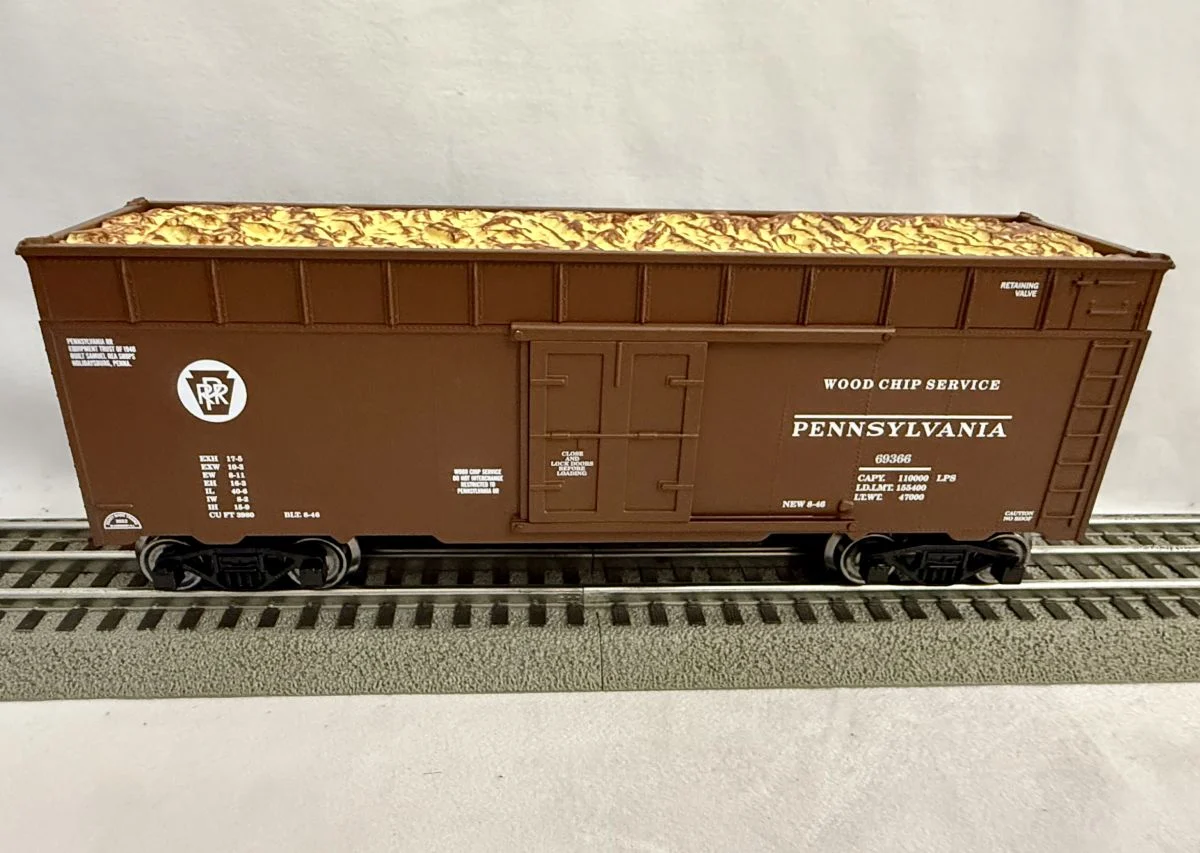 Ready Made Trains O Scale Woodchip Car Pennsylvainia - RMT86415