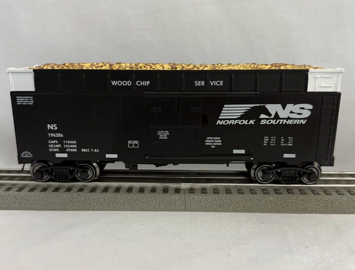 Ready Made Trains O Scale Woodchip Car Norfolk Southern - RMT86447