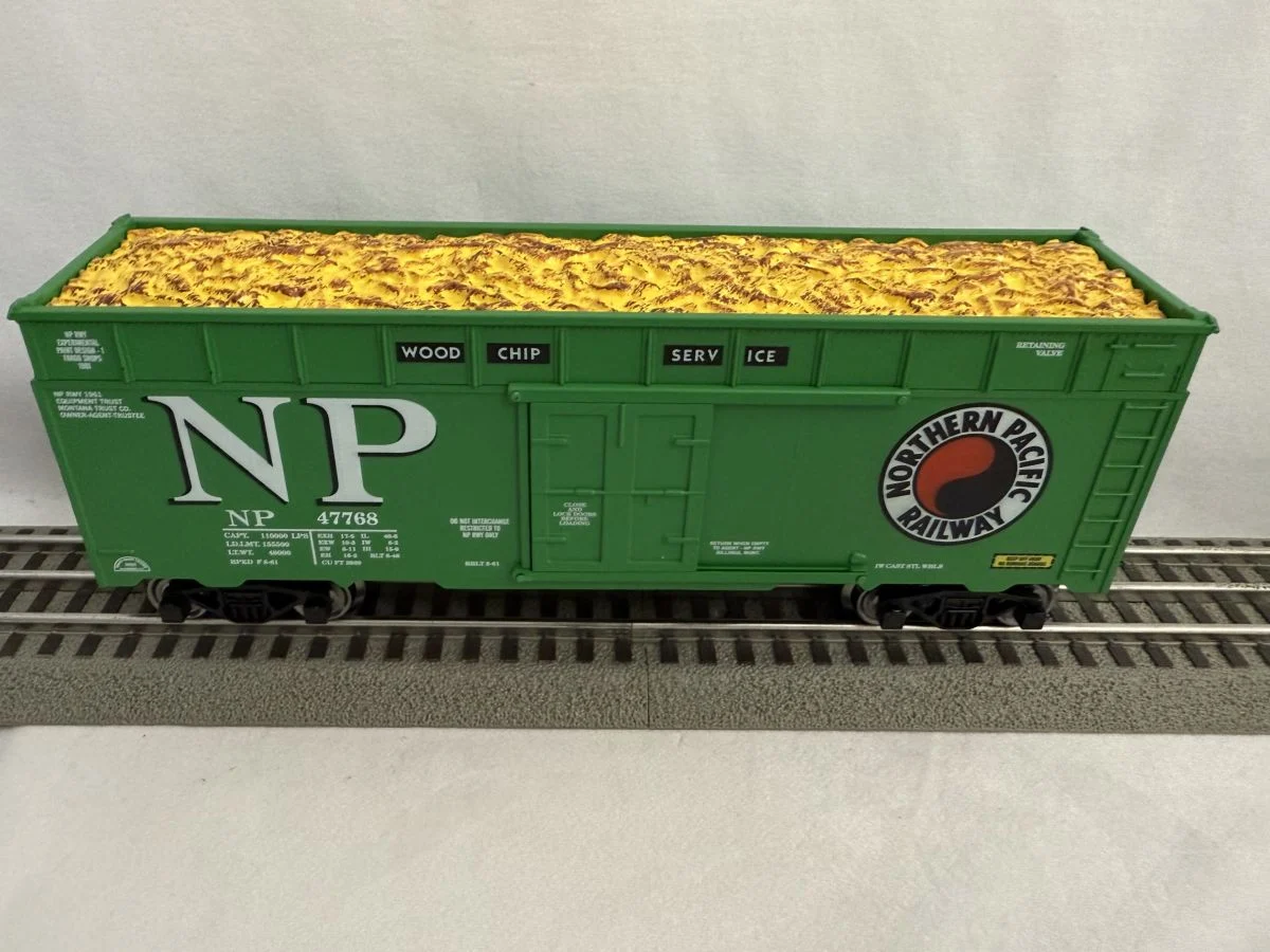 Ready Made Trains O Scale Woodchip Car Northern Pacific - RMT86483