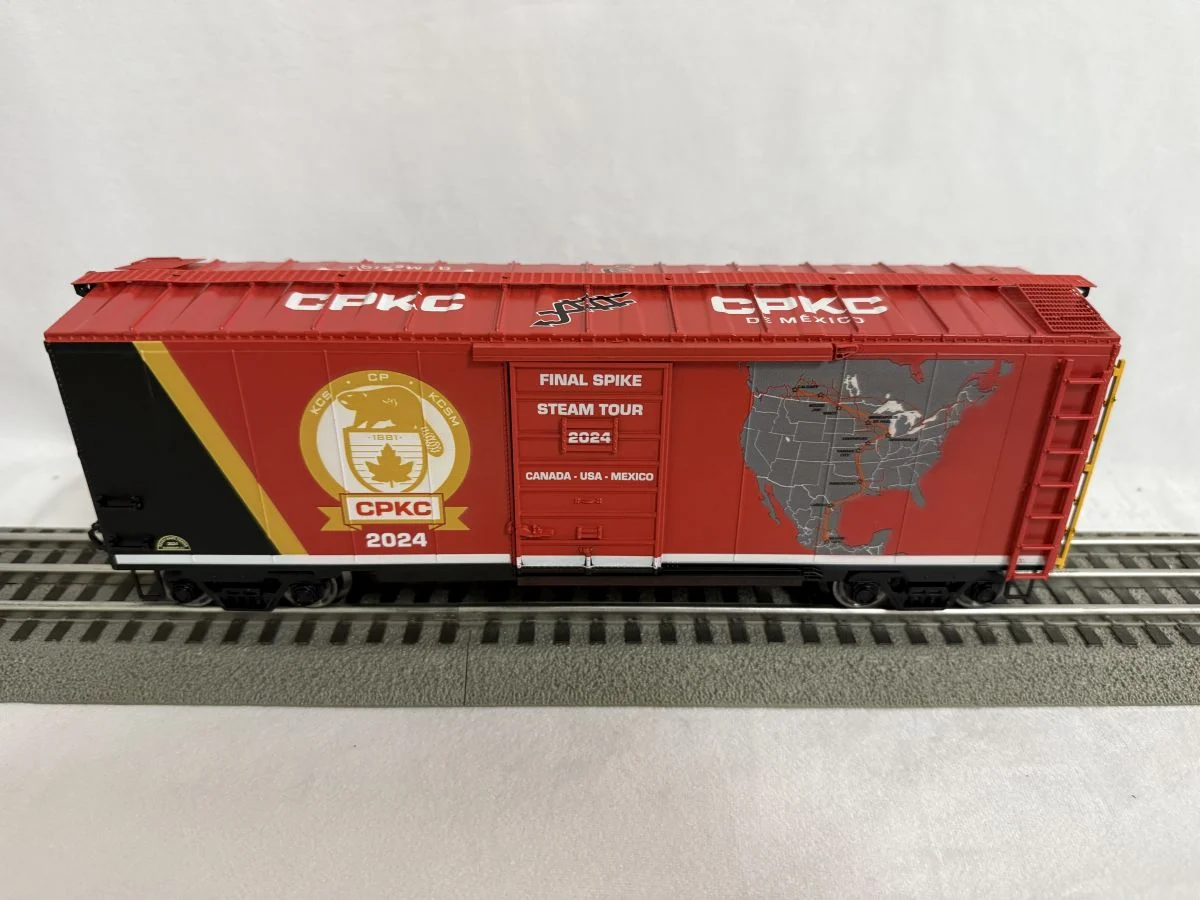 Ready Made Trains O Scale Boxcar CPKC 2024 Steam Tour - RMT96455