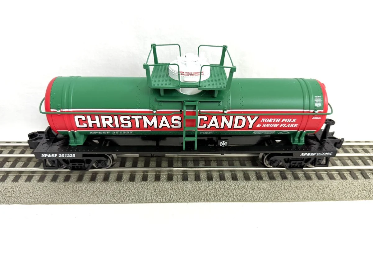 Ready Made Trains O Scale Tank Car Christmas Candy - RMT968504