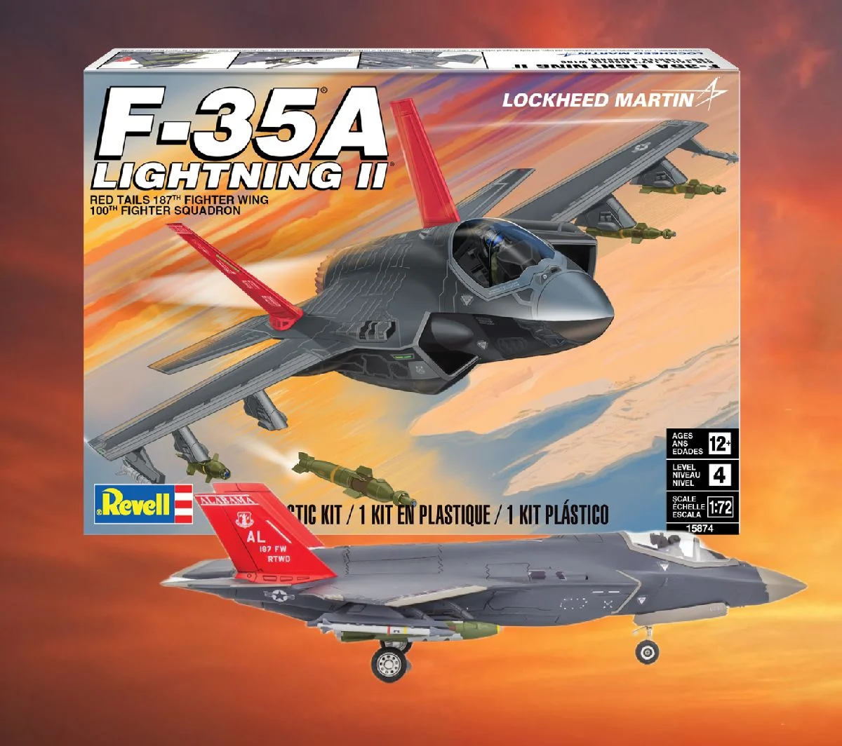 Revell 1/72 Lockheed Martin F-35A Lightning II - 15874