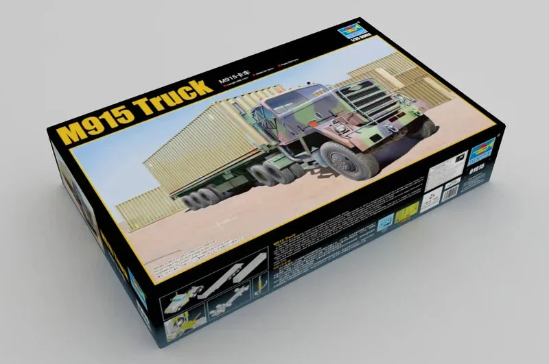 1/35 Trumpeter M915 Tractor with M872 Flatbed trailer & 40FT Container - 1015