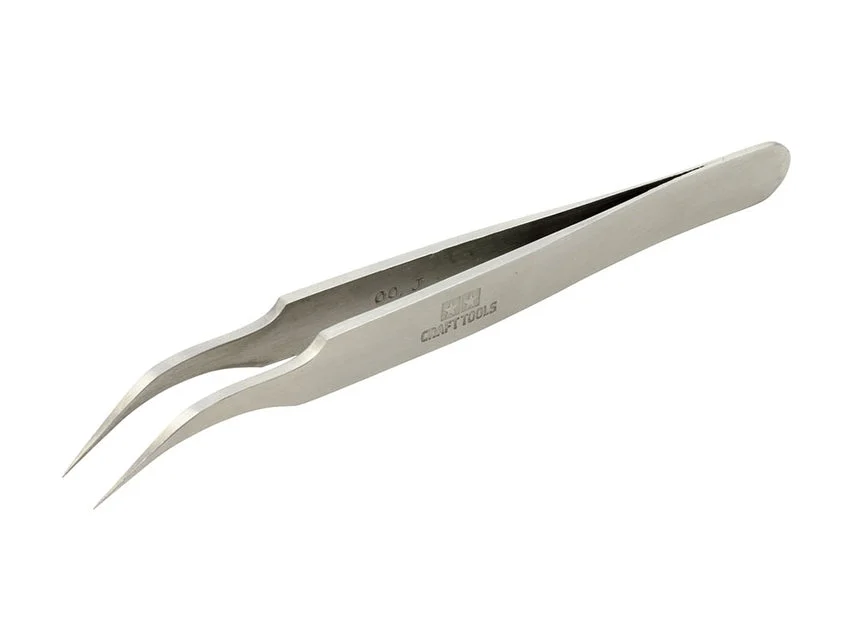 Tamiya Hg Angled Tweezers - 74047