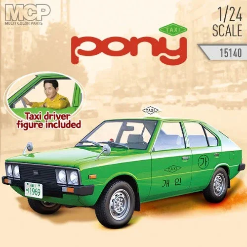1/24 Academy Hyundai Pony Taxi 15140 - Academy Models