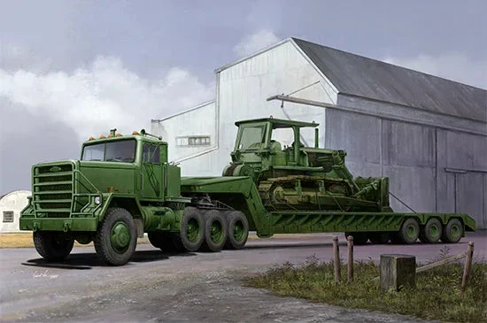 1/35 Trumpeter M920 Tractor tow M870A1 Semi Trailer - 1078