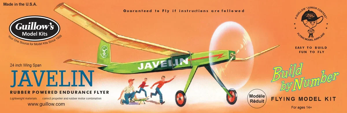 Guillows Kits Javelin - Guillows Kits & Gliders