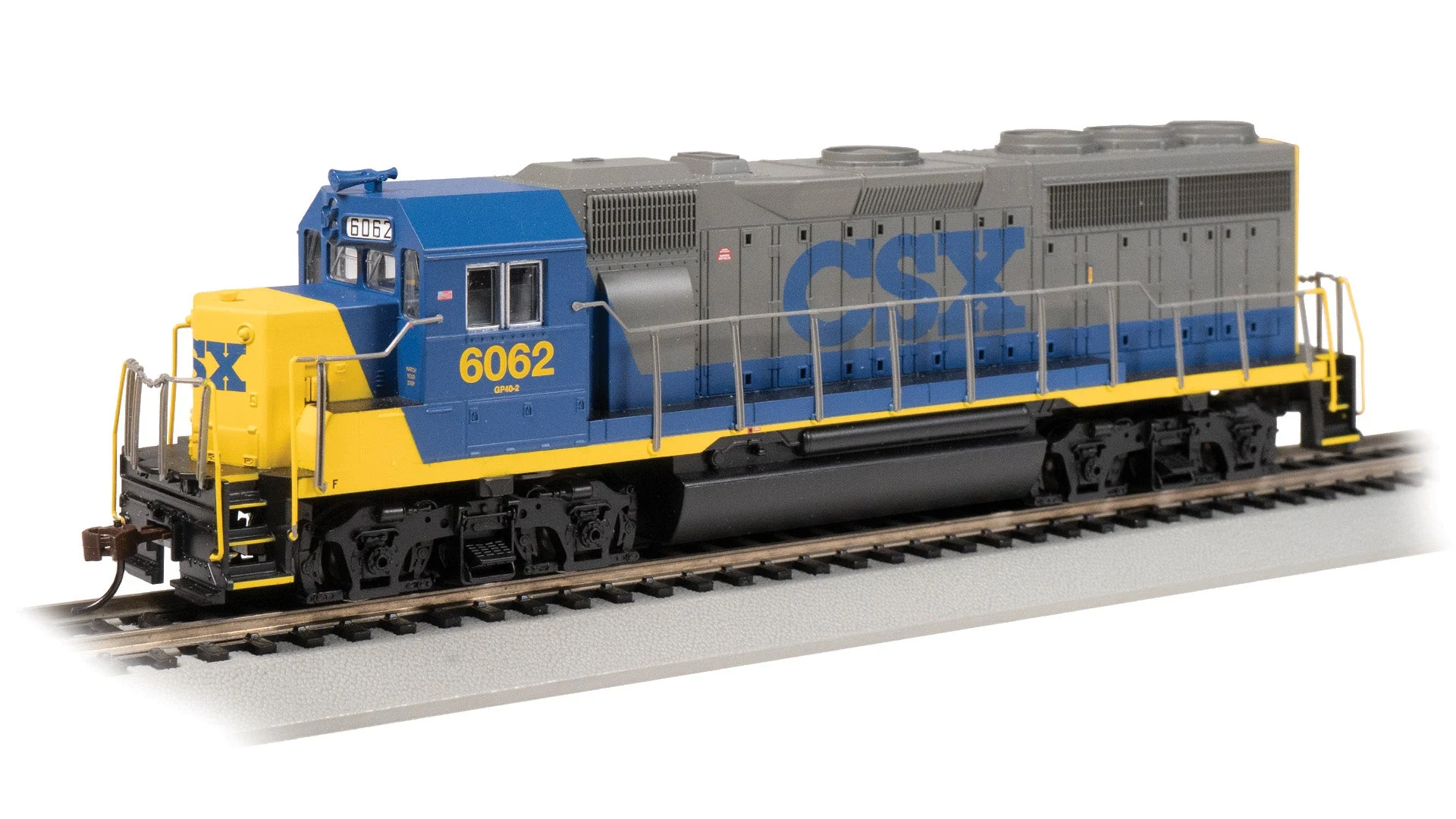 Bachmann HO Scale CSX #6062 GP40-2 Bright Future (DCC Equipped) - BAC60314