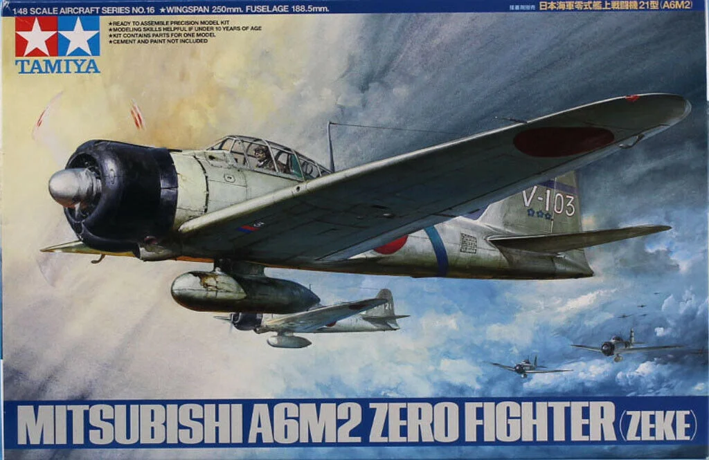 Tamiya 1/48 A6M2 Type 21 Zero Fighter Kit - 61016
