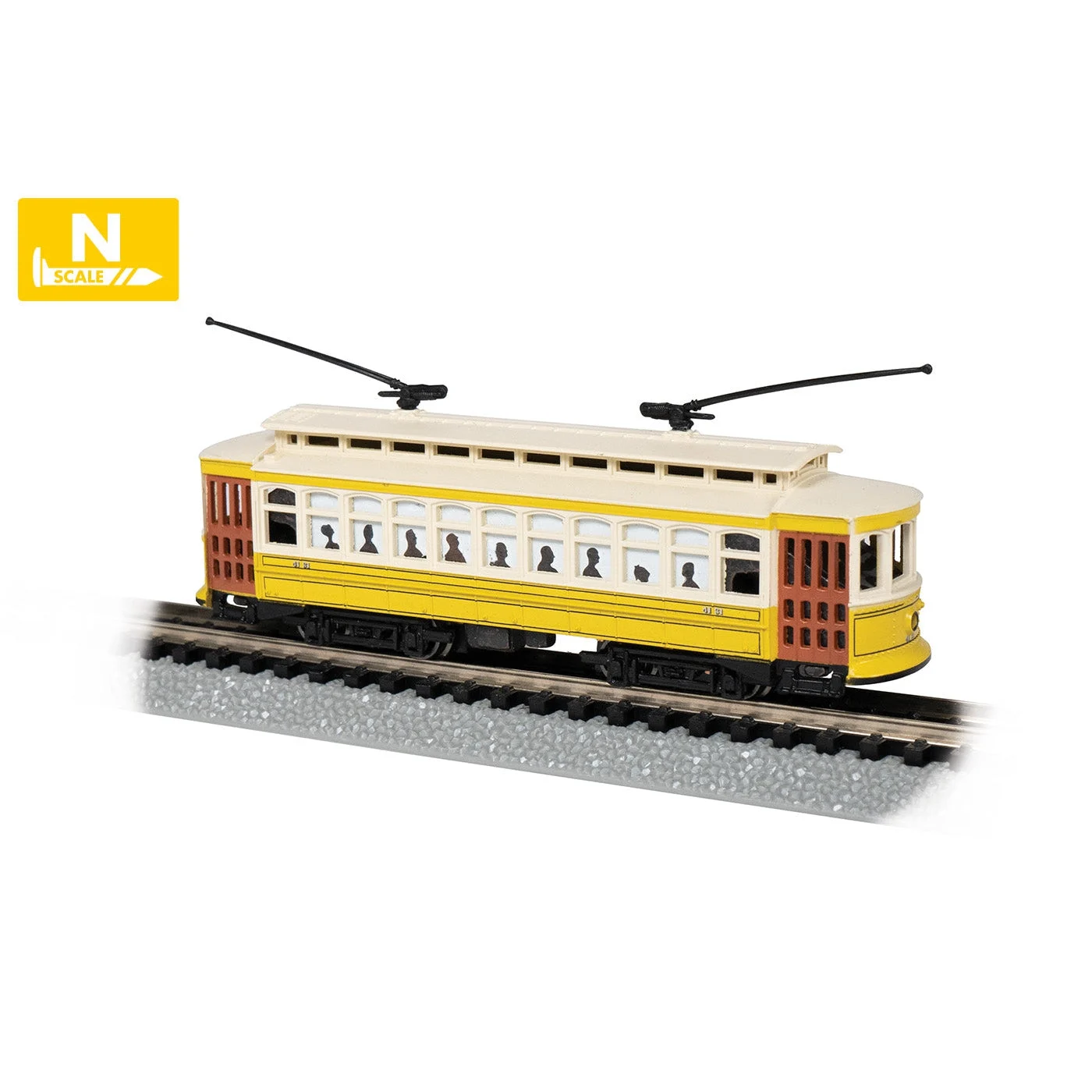 Bachmann N Scale Brill Trolley Lowell - BAC61088