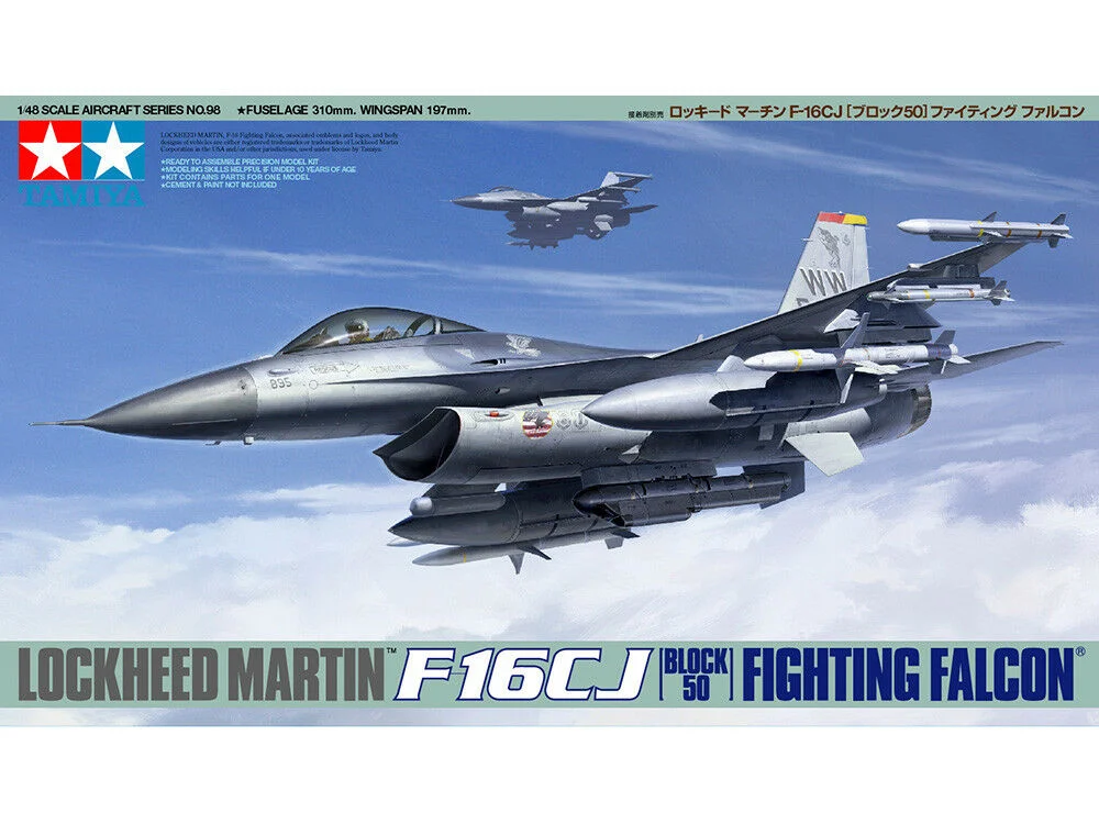 Tamiya 1/48 Lockheed Martin F-16Cj - 61098