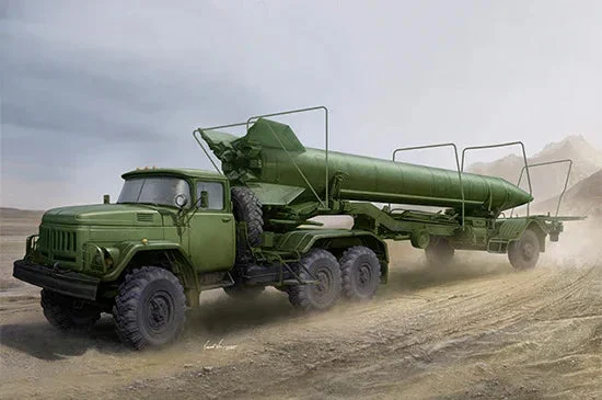 1/35 Trumpeter Soviet Zil-131V tow 2T3M1 Trailer with 8K14 Missil - 1081