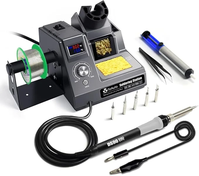 DS90 Soldering Station | Soldering Iron Starter Kit - ToAuto