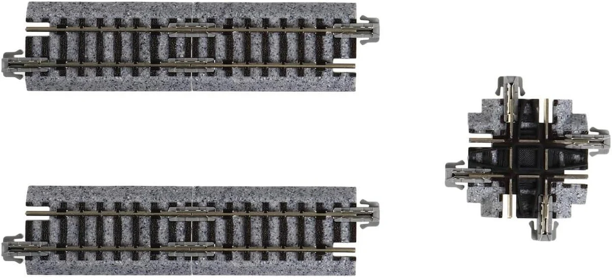 N Kato Unitrack N 124mm (4 7/8") 90º Crossing 20320