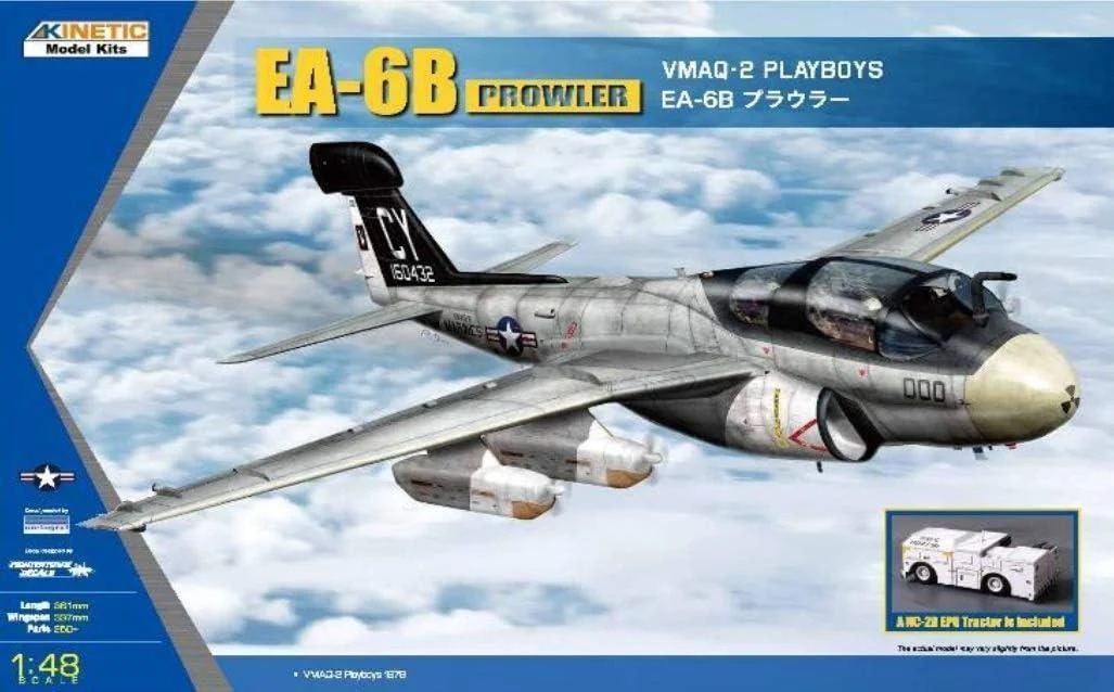 1/48 Kinetic EA-6B Prowler with Tractor 48112