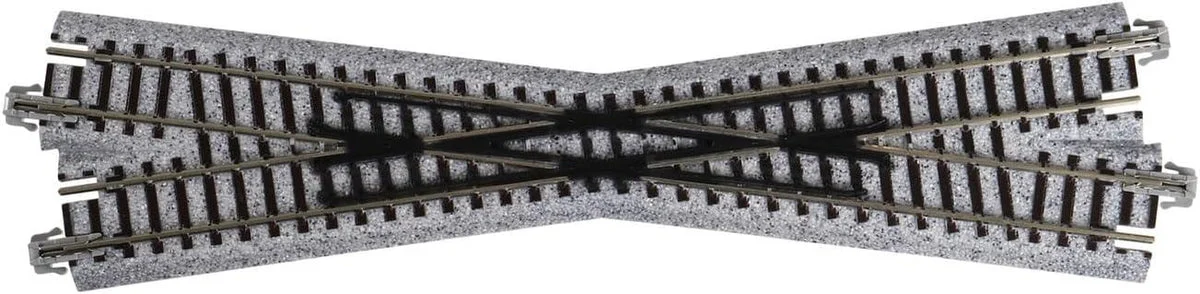N Kato Unitrack N 186mm (7 5/16") Right Hand 15º Crossing 20301