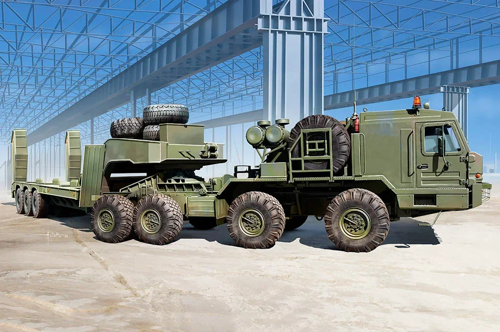 1/35 Trumpeter BAZ-6403 with ChMZAP-9990-071 Trailer 1086