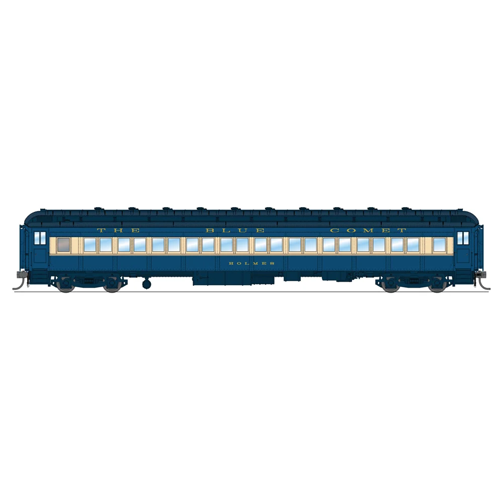 Broadway Limited HO Scale CNJ Blue Comet 80' Passenger Coachs 2pk A