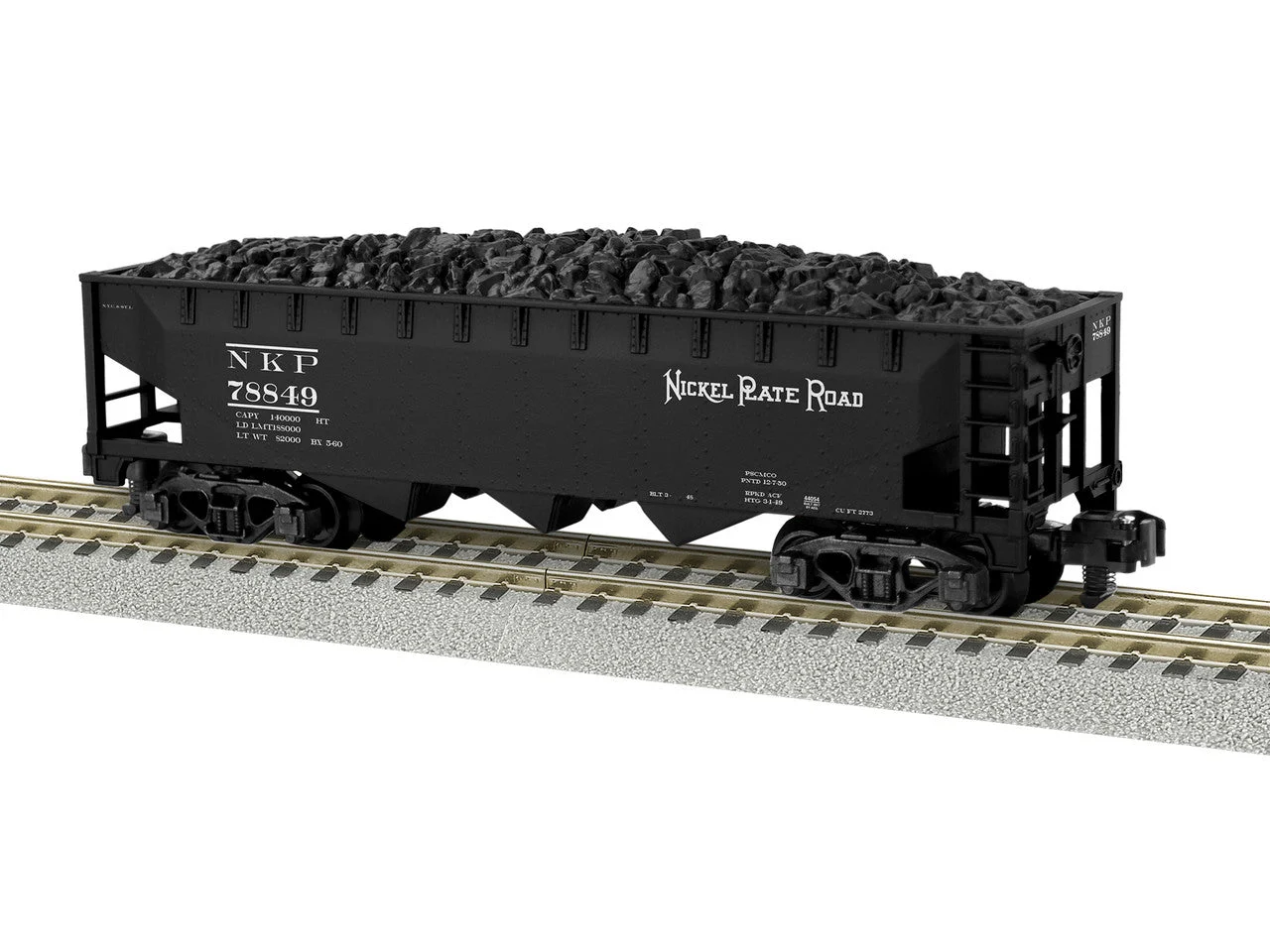 Lionel S Scale AF Nickel Plate Road 3-Bay Hopper #78849 - 44054