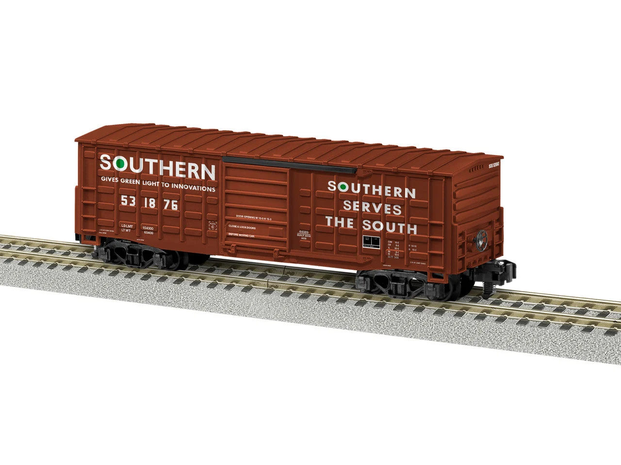 Lionel S Scale Southern Waffle Sided Boxcar #531876 - 44089